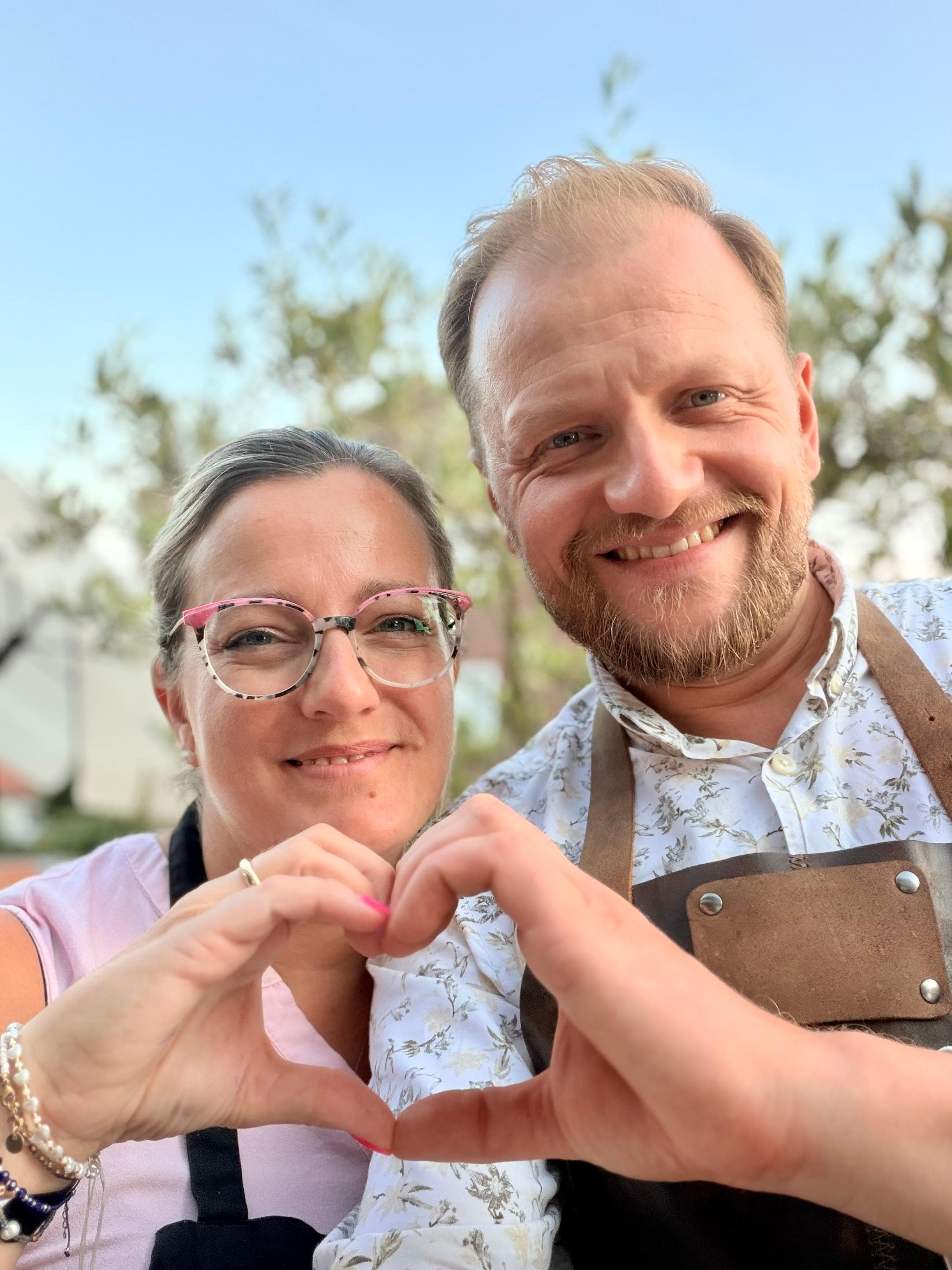Anna und Christian Schulzeck vom Pfannkuchenhaus Fehmarn